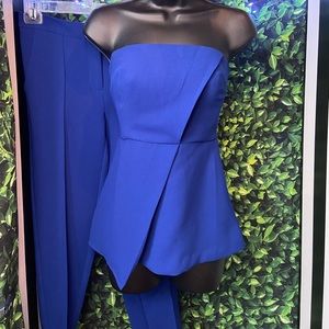 NWT! BCBGeneration Royal Blue 2 Piece Pants Set